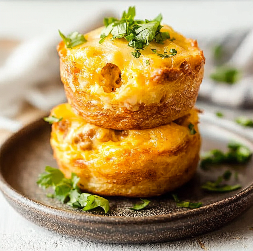 Beef & Cheese Egg Muffins