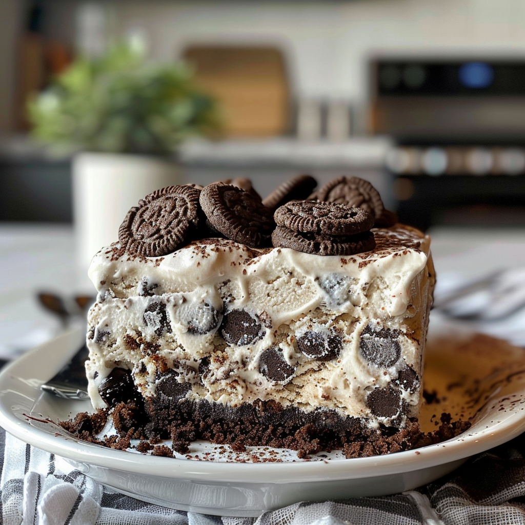 Cookies and Cream Ice Cream Cake Recipe