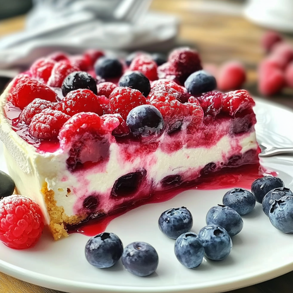 Berry Jello Lasagna Recipe