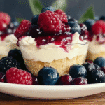 Mixed Berry Mini Trifles