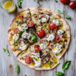 Mediterranean Naan Bread Pizza Recipe