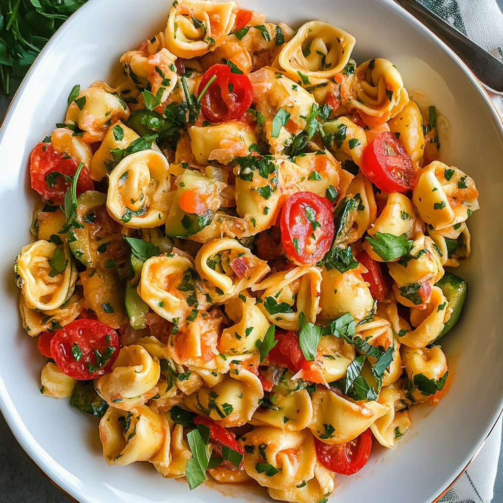 Tortellini with Summer Veggies Recipe