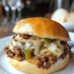 Philly Cheesesteak Sloppy Joes Recipe