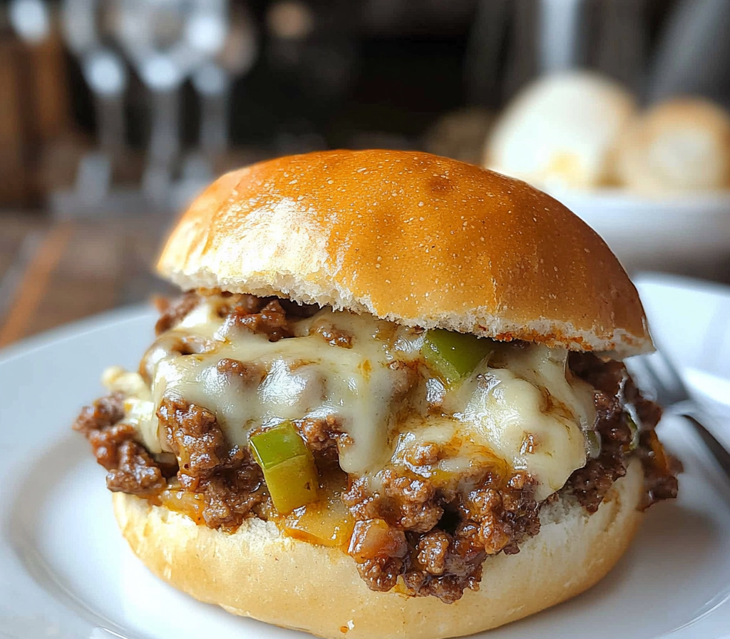 Philly Cheesesteak Sloppy Joes Recipe