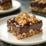 No Bake Chocolate Oatmeal Bars Recipe