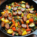 Sausage and Veggies Skillet