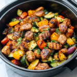 Air Fryer Chicken Sausage Dish