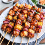 BBQ Pineapple Chicken Kabobs Recipe