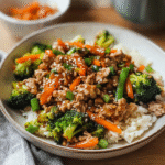 Ground Turkey Teriyaki Stir Fry Recipe