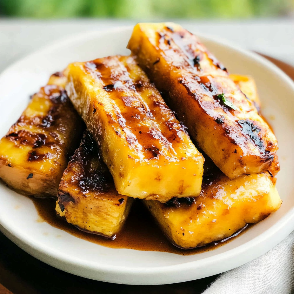 Caramelized Brown Sugar Pineapple