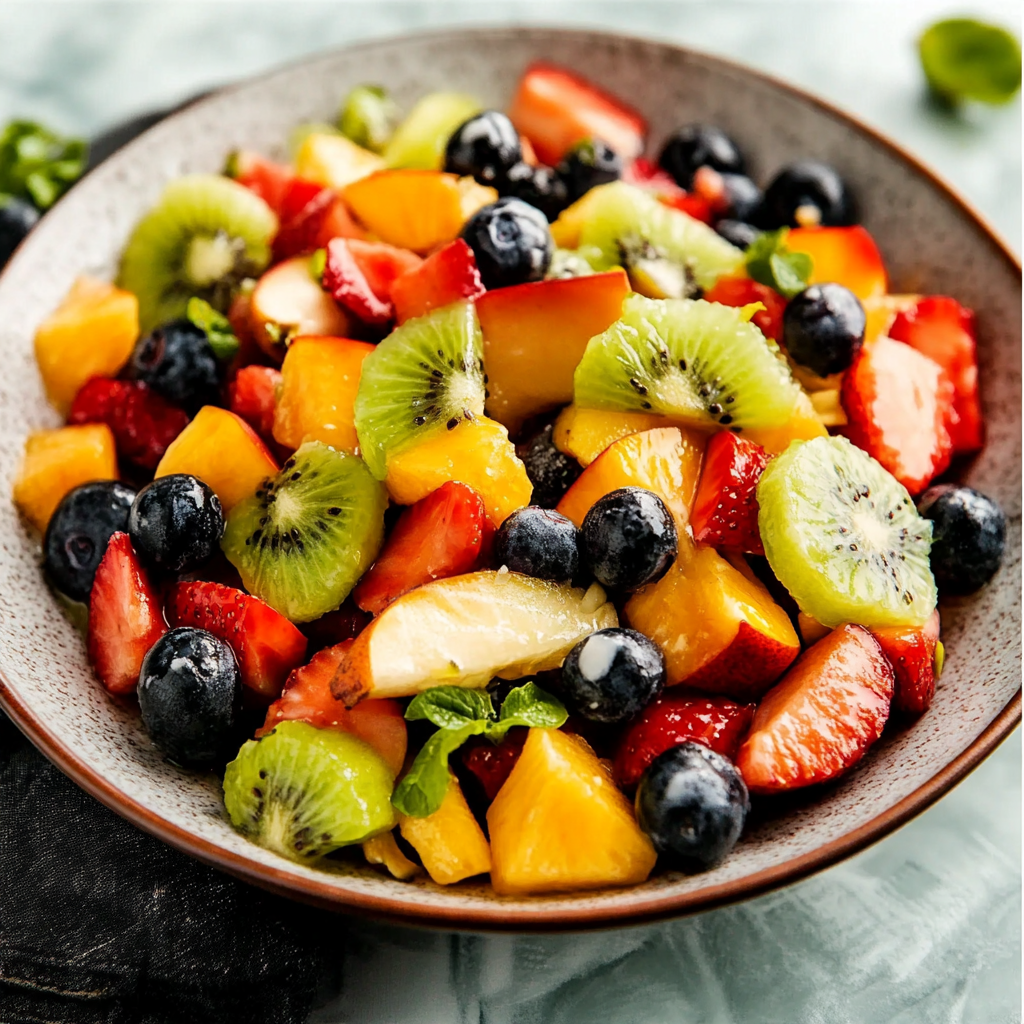 Fruit Salad with Honey Lime Dressing Recipe
