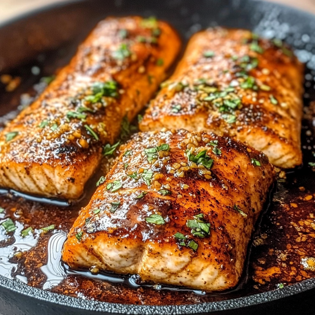 Cajun Honey Butter Grilled Salmon Recipe