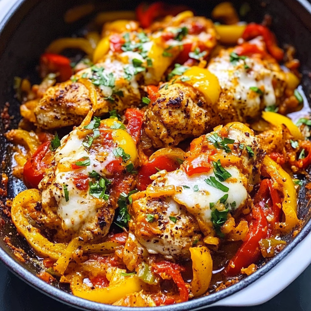 Cajun Chicken with Bell Peppers Recipe