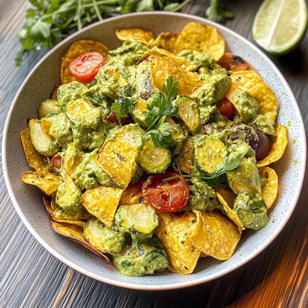 Green Goddess Nachos
