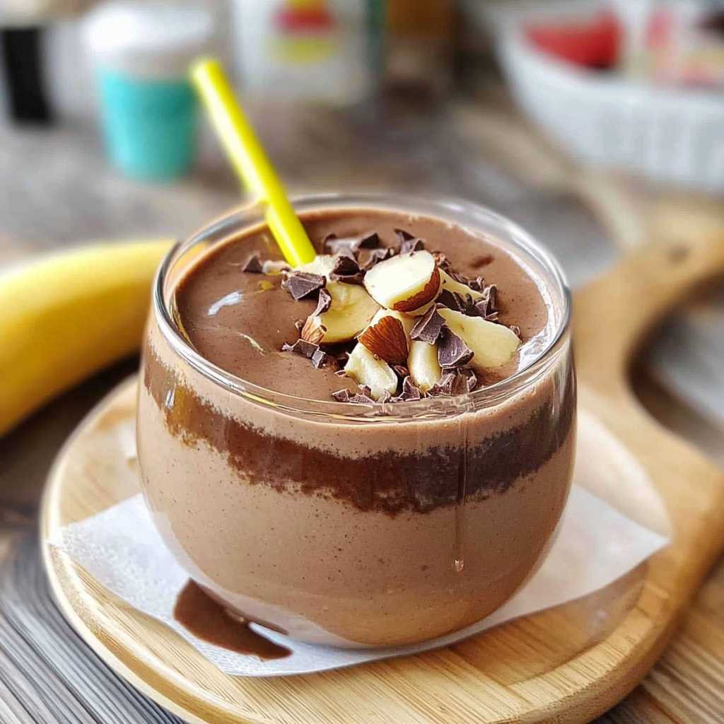 Chocolate Almond Milk Smoothie Recipe