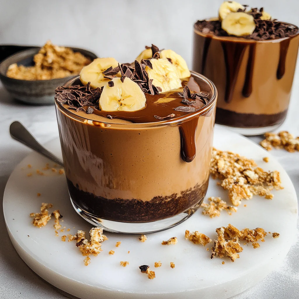 Chocolate Peanut Butter Banana Smoothie