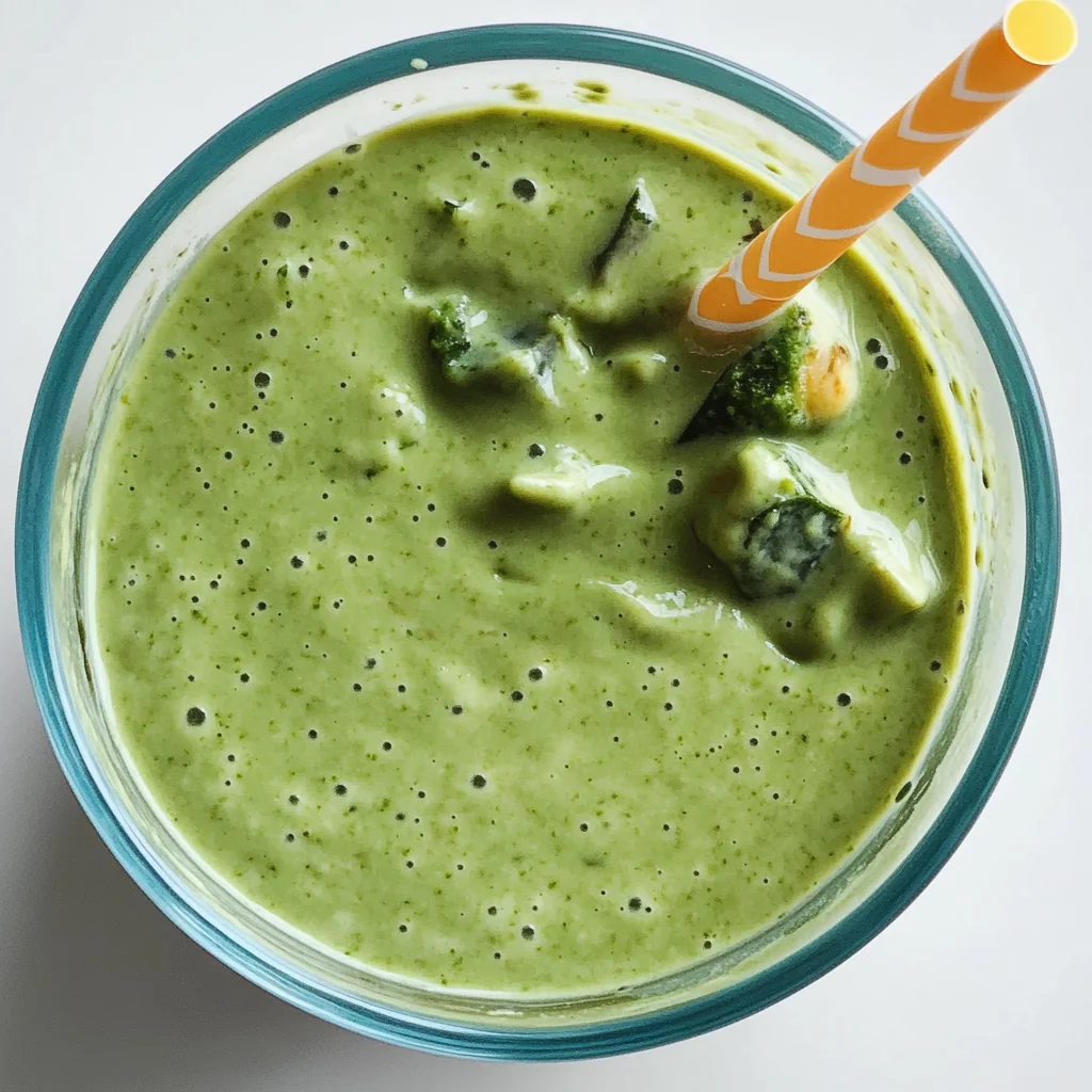 Green Spinach and Avocado Smoothie Recipe