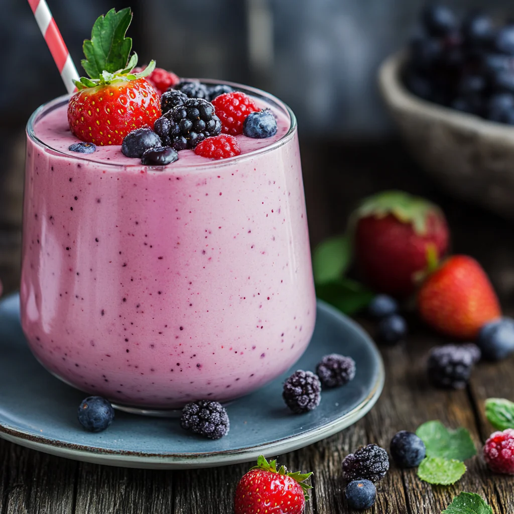 Berry Blast Protein Smoothie Recipe