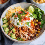 Slow Cooker Chicken Burrito Bowl Recipe