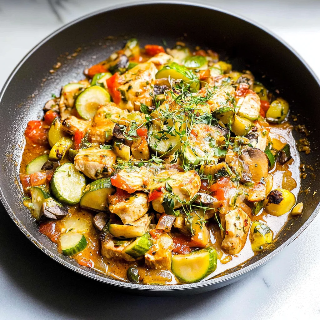 Tex-Mex Chicken and Zucchini