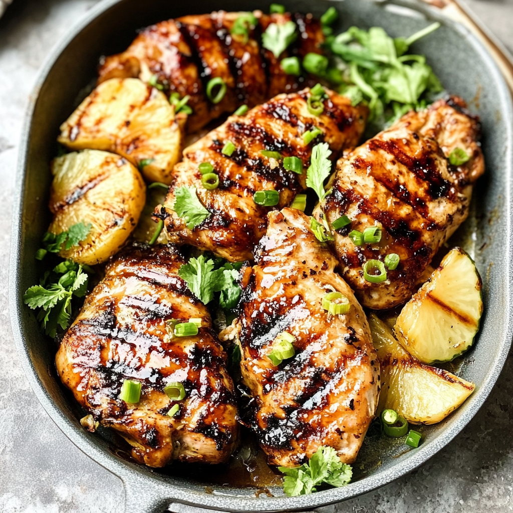 Grilled Pineapple Teriyaki Chicken Recipe
