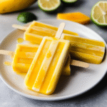 Mango Coconut Popsicles