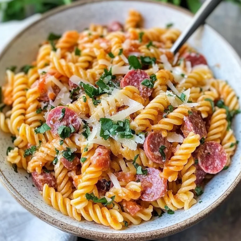 Italian Pasta with Salami Recipe