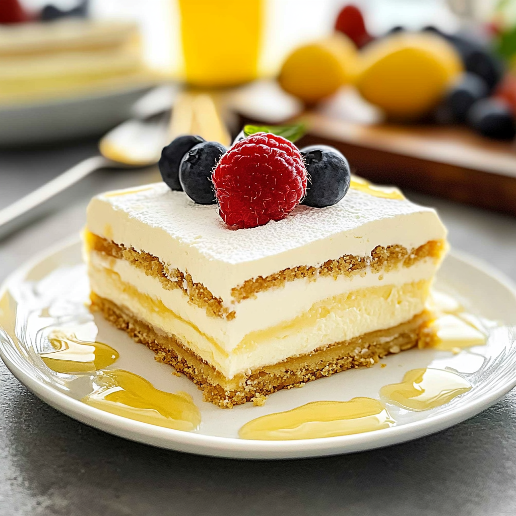 Lemon Icebox Cake Recipe