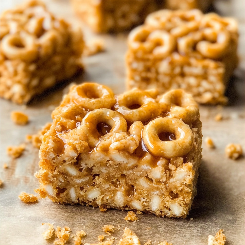 Peanut Butter Cheerio Bars Recipe