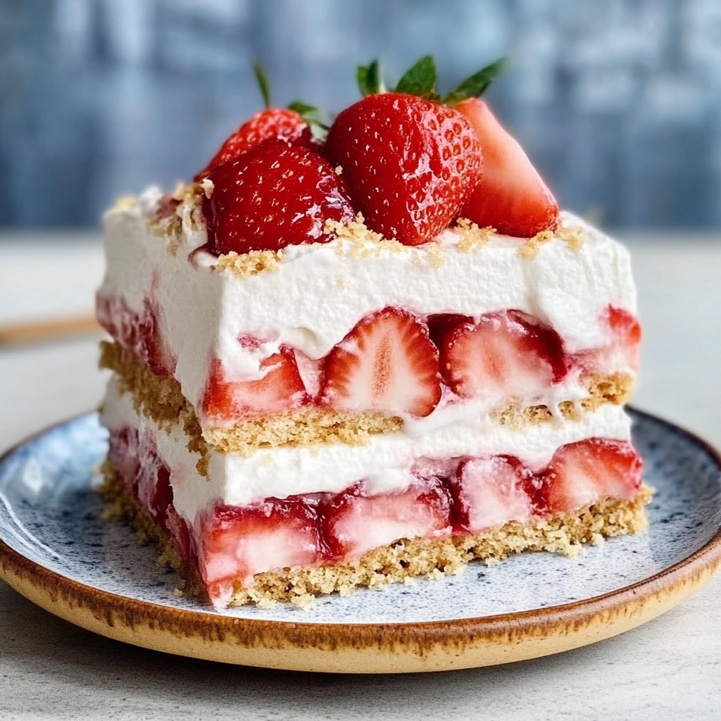 Easy Strawberry Icebox Cake Recipe