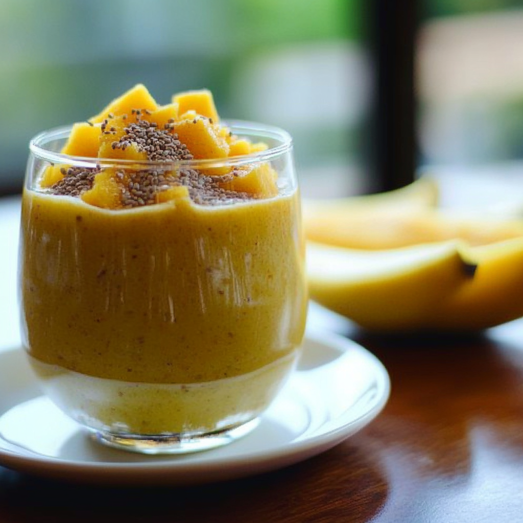 Mango Lassi with Chia Seeds Recipe