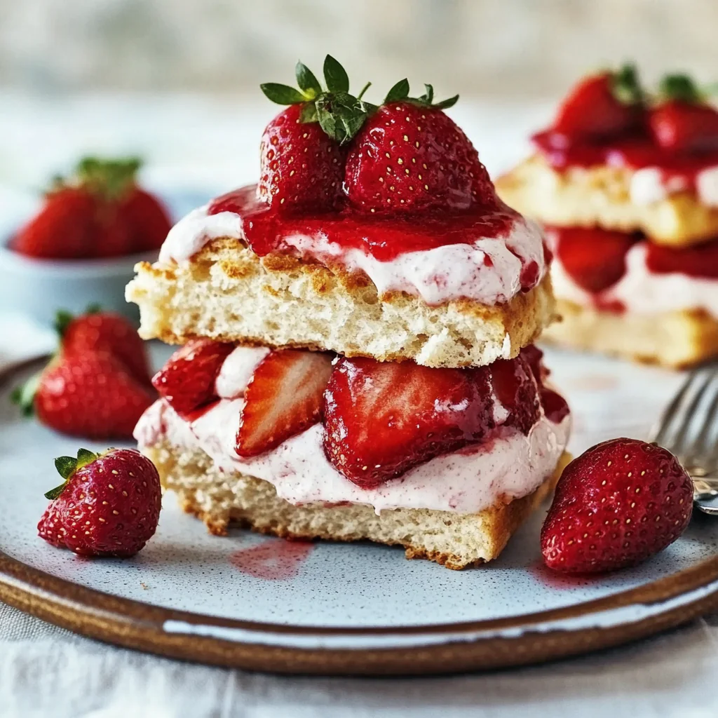 Strawberry Shortcake Ice Cream Sandwiches Recipe