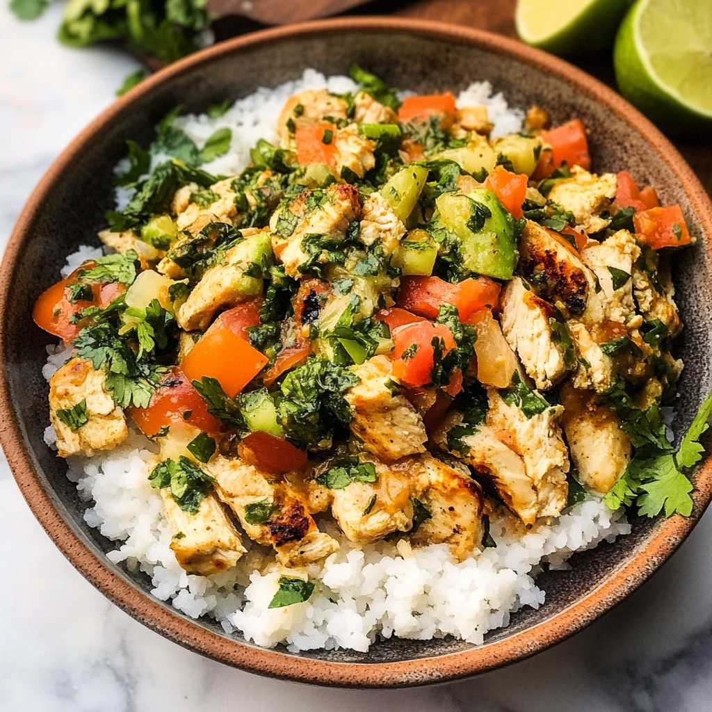 Chimichurri Grilled Chicken Bowl Recipe