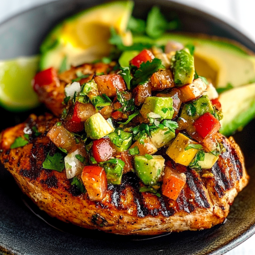 Lime Chicken with Avocado Recipe