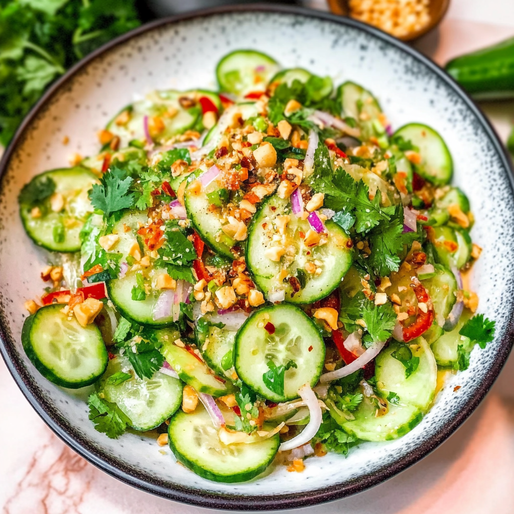 Spicy Thai Cucumber Salad Recipe