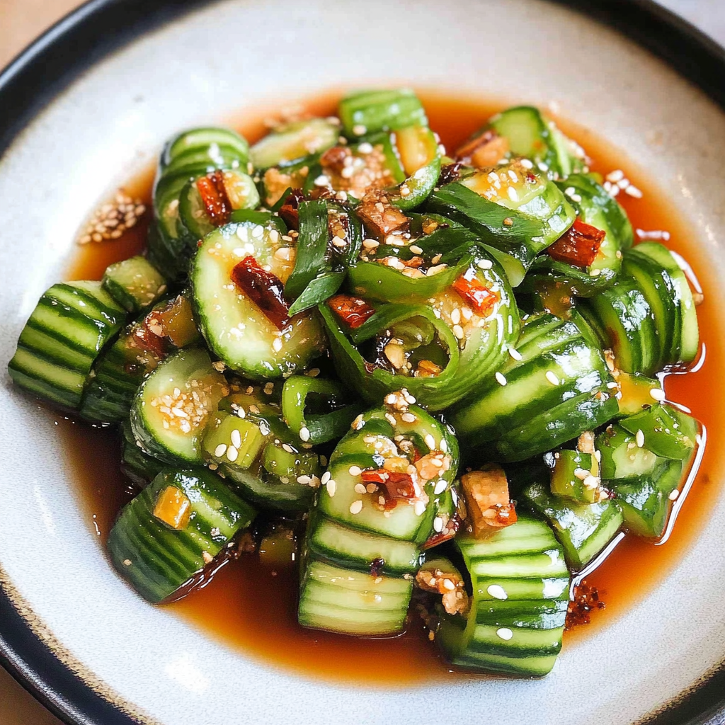 Spiral Cucumber Salad