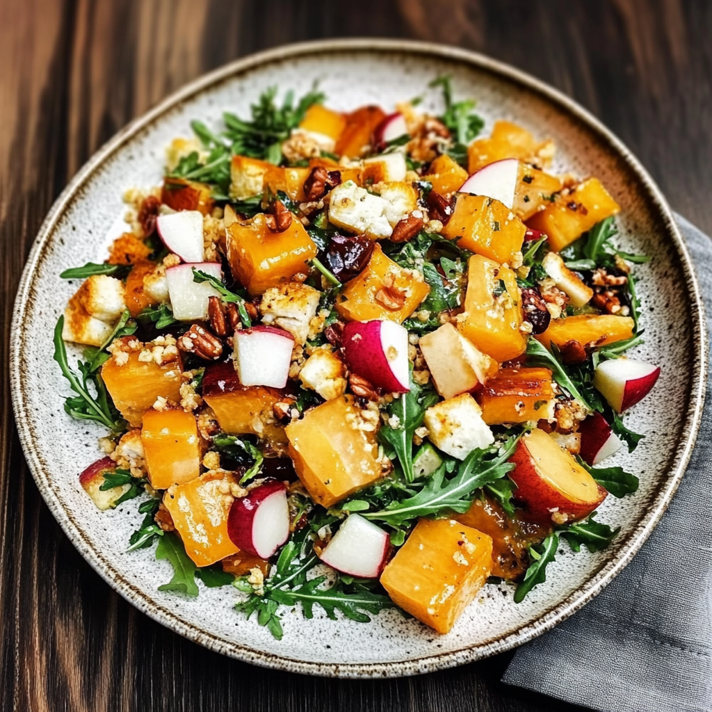 Roasted Fall Harvest Salad Recipe