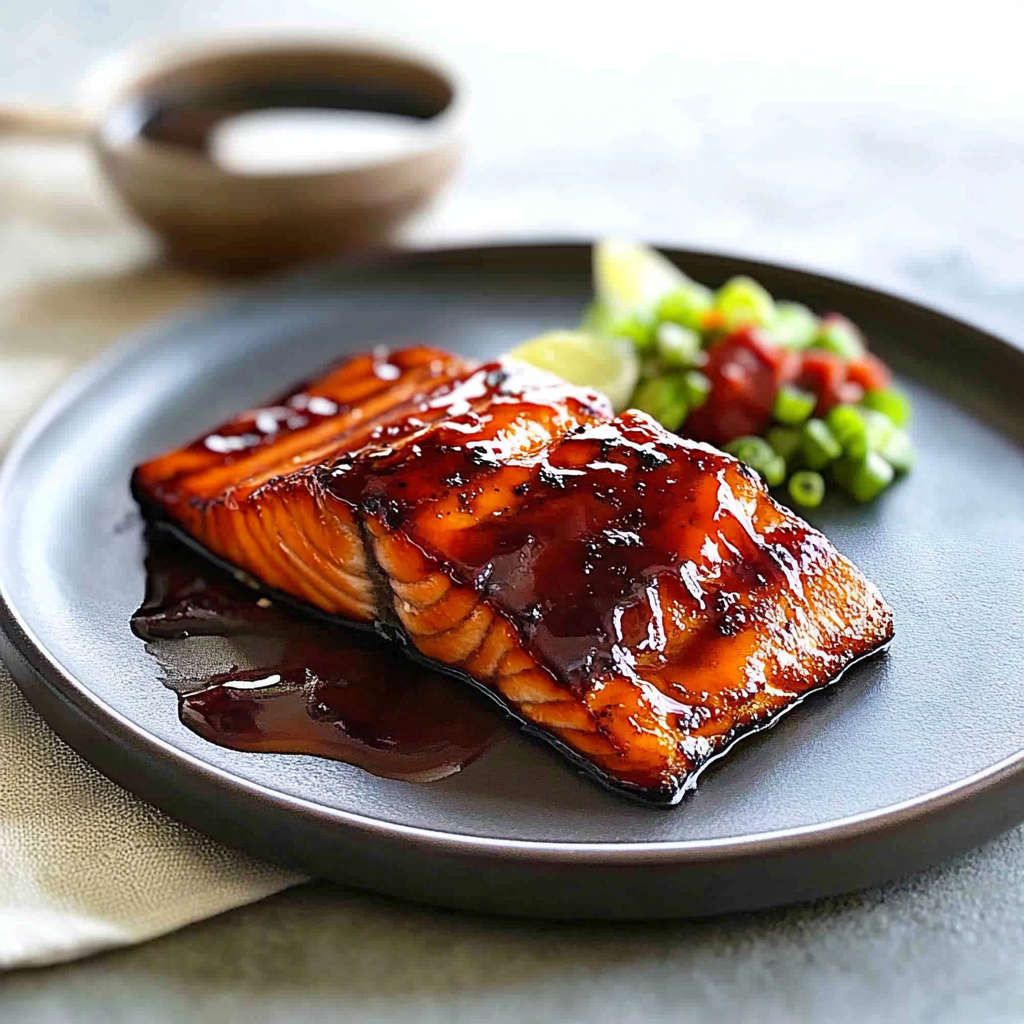 Salmon Grilled in a Japanese Style Recipe