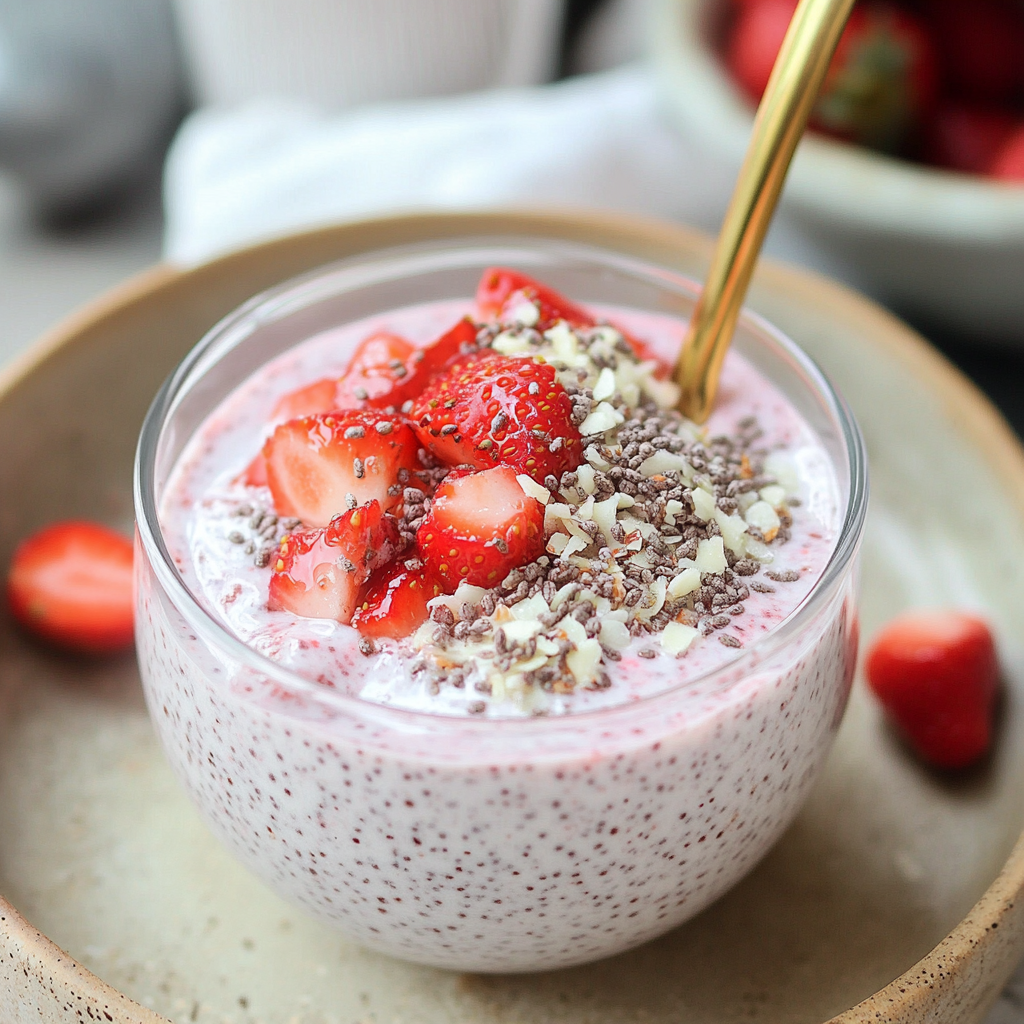 Strawberry Chia Greek Yogurt Recipe