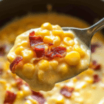Slow Cooker Cheddar Corn with Bacon