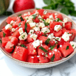 Watermelon Feta Mint Salad