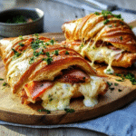 Air Fryer Ham Cheese Croissants Recipe