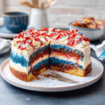 Red White & Blue Marble Cake Recipe