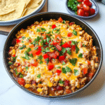 Cheesy Taco Rice Skillet Dinner Recipe