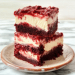 Fourth of July Red Velvet Cheesecake Bars