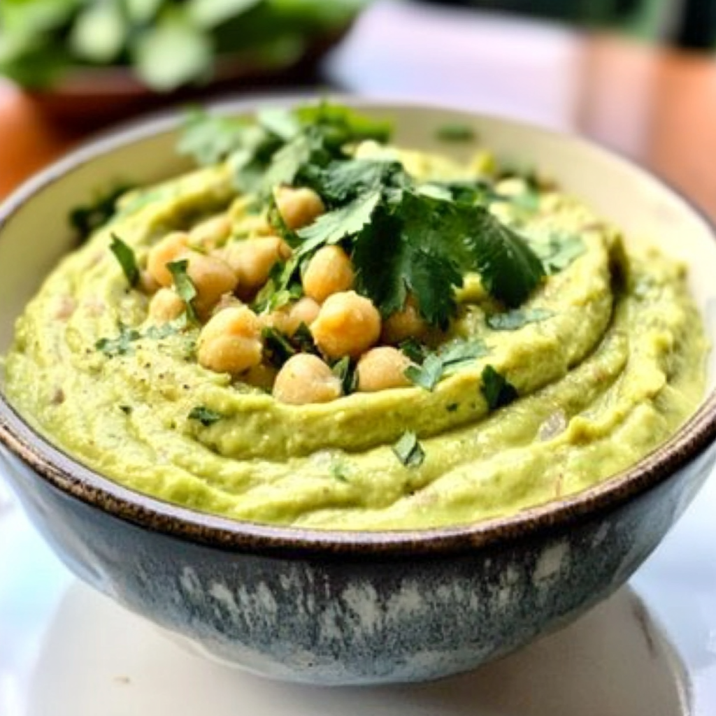 Creamy Avocado Chickpea Dip Recipe