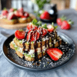 Balsamic Strawberry Toast Recipe