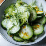 Cucumber Avocado Dill Salad Recipe