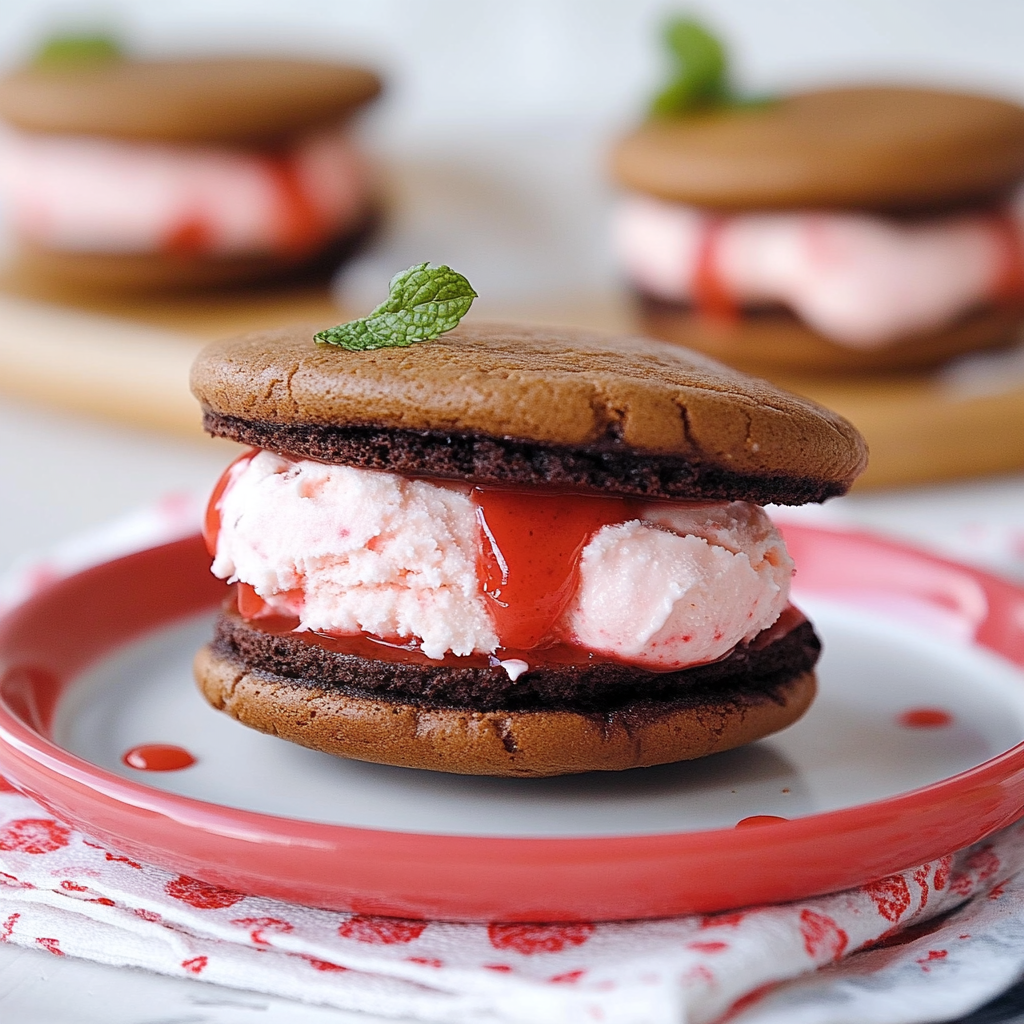 Strawberry Ice Cream Sandwiches Recipe