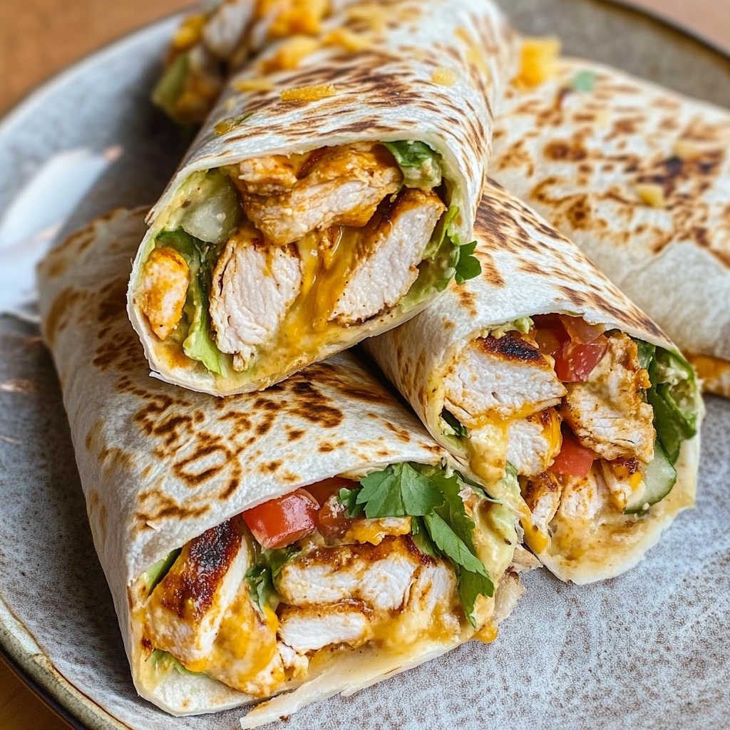 Chipotle Ranch Grilled Chicken Burrito Recipe